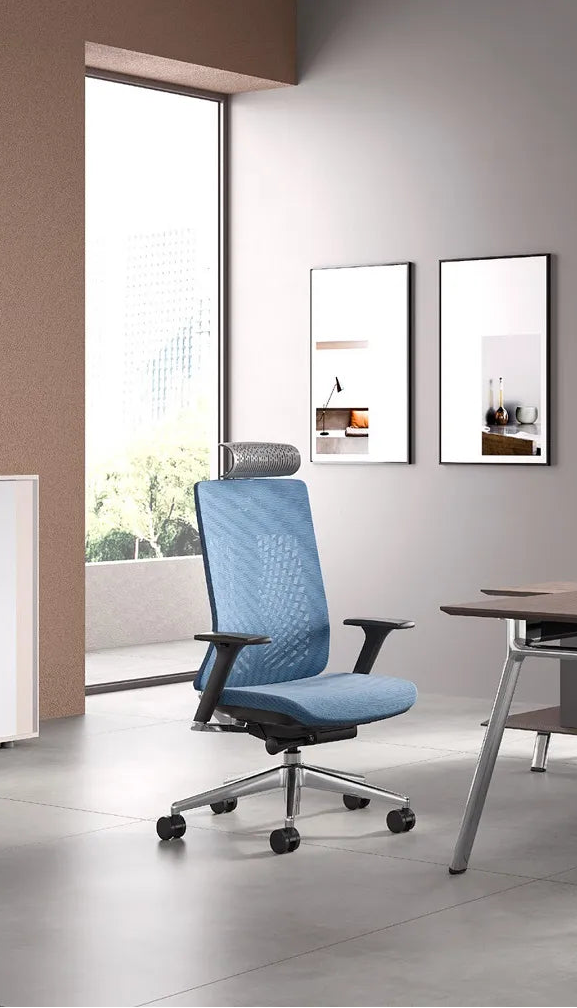 Ergonomic workspace setup featuring AIFO X7 chair for long-hour comfort