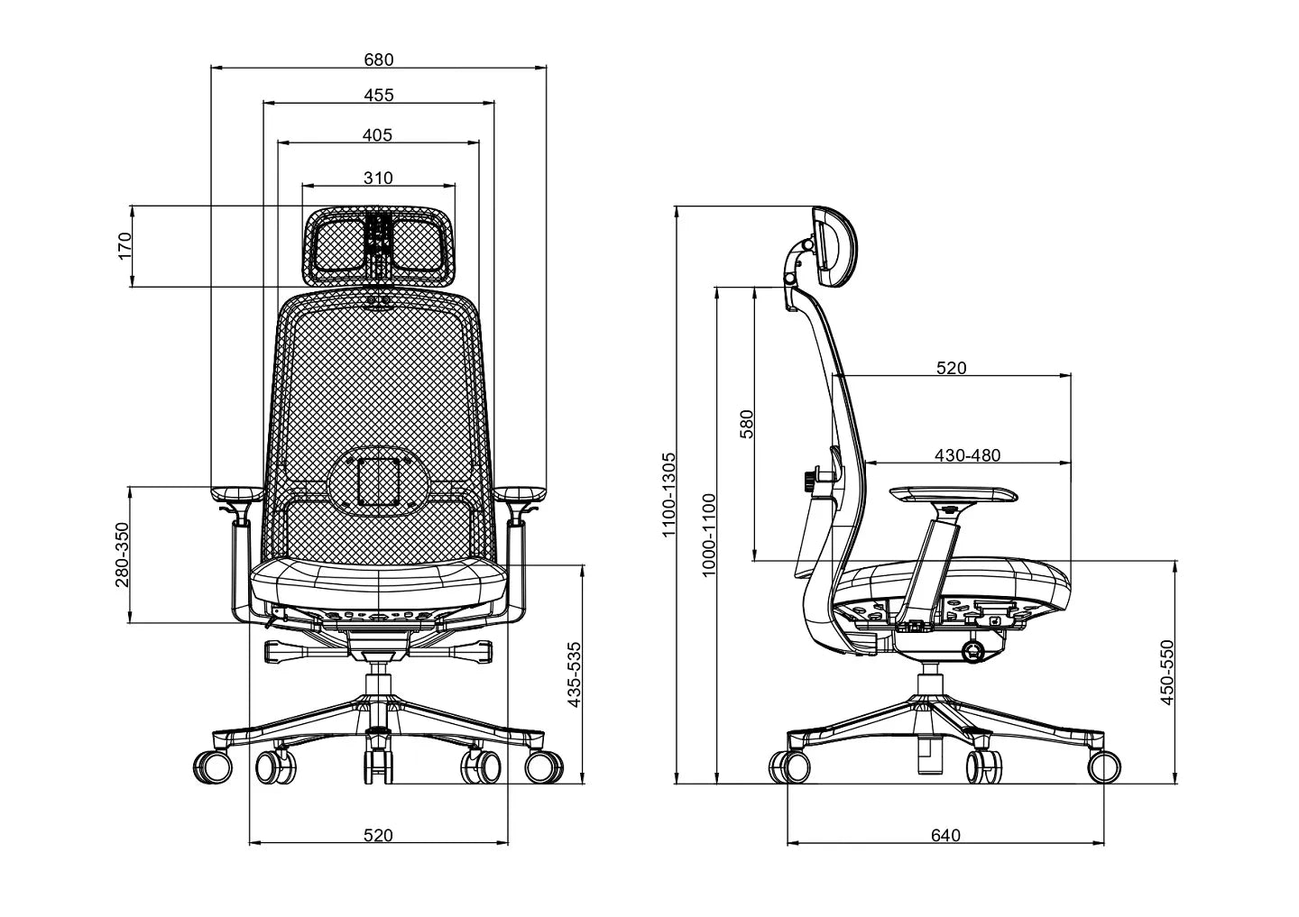Vine V3 Ergonomic Chair: Air Cusion